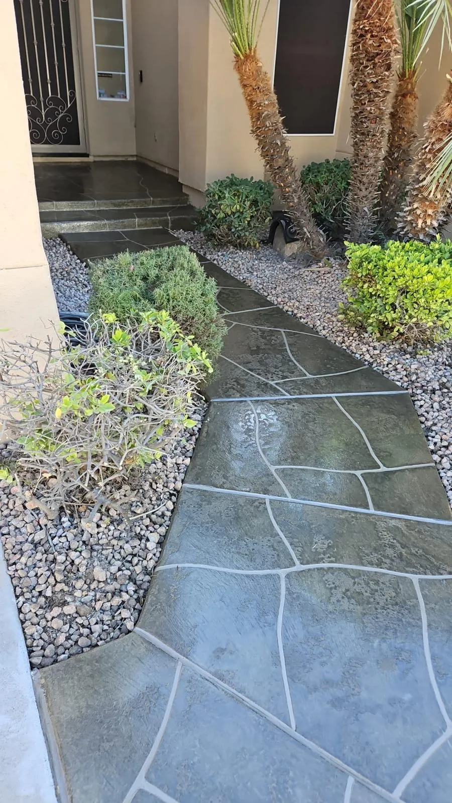 Acrylic Flagstone Concrete Overlay Phoenix