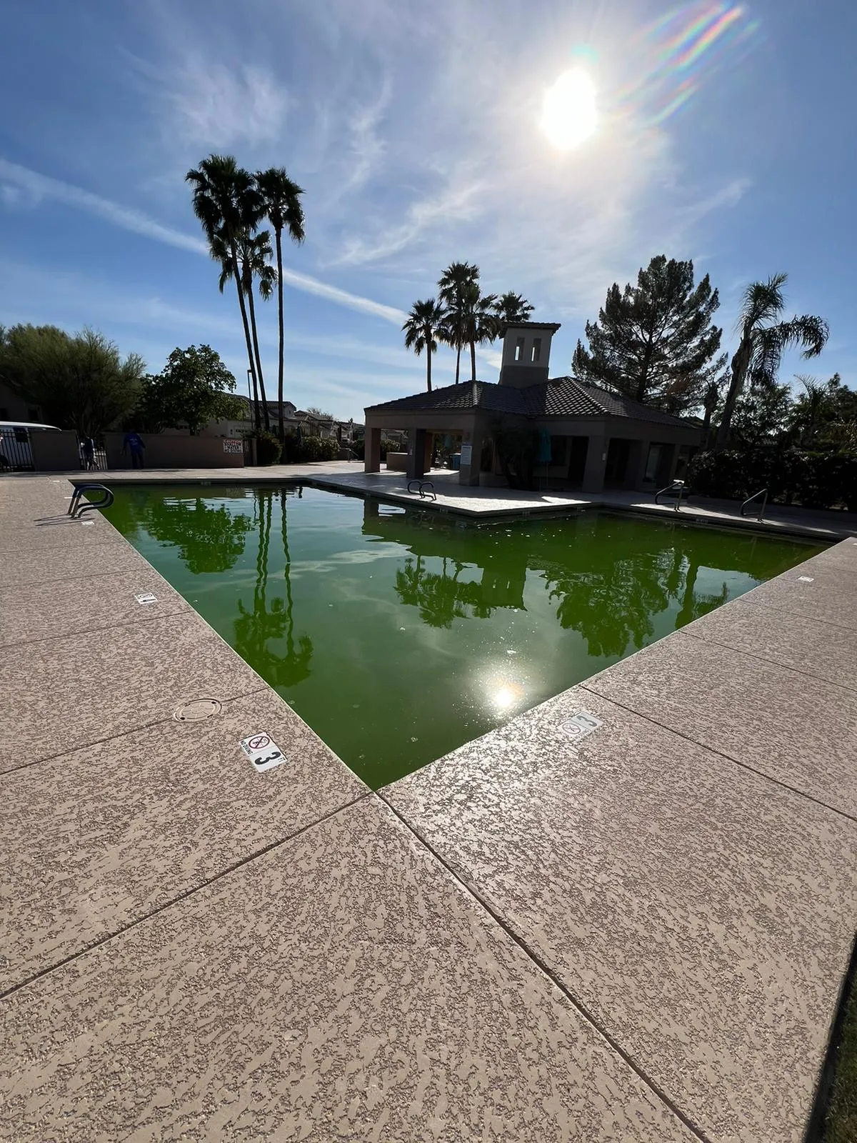 Commercial Pool Deck Resurfacing in Tempe AZ — completed project 3