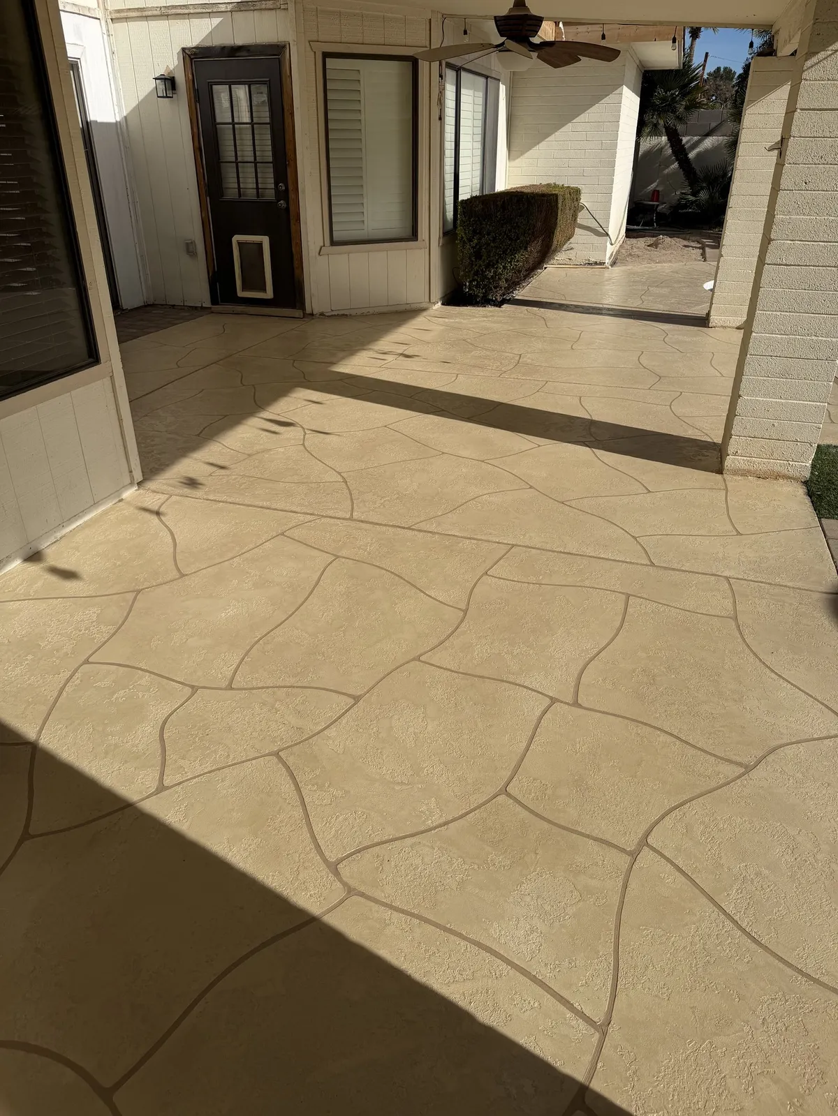 Patio Resurfacing in Gilbert AZ — completed project 2