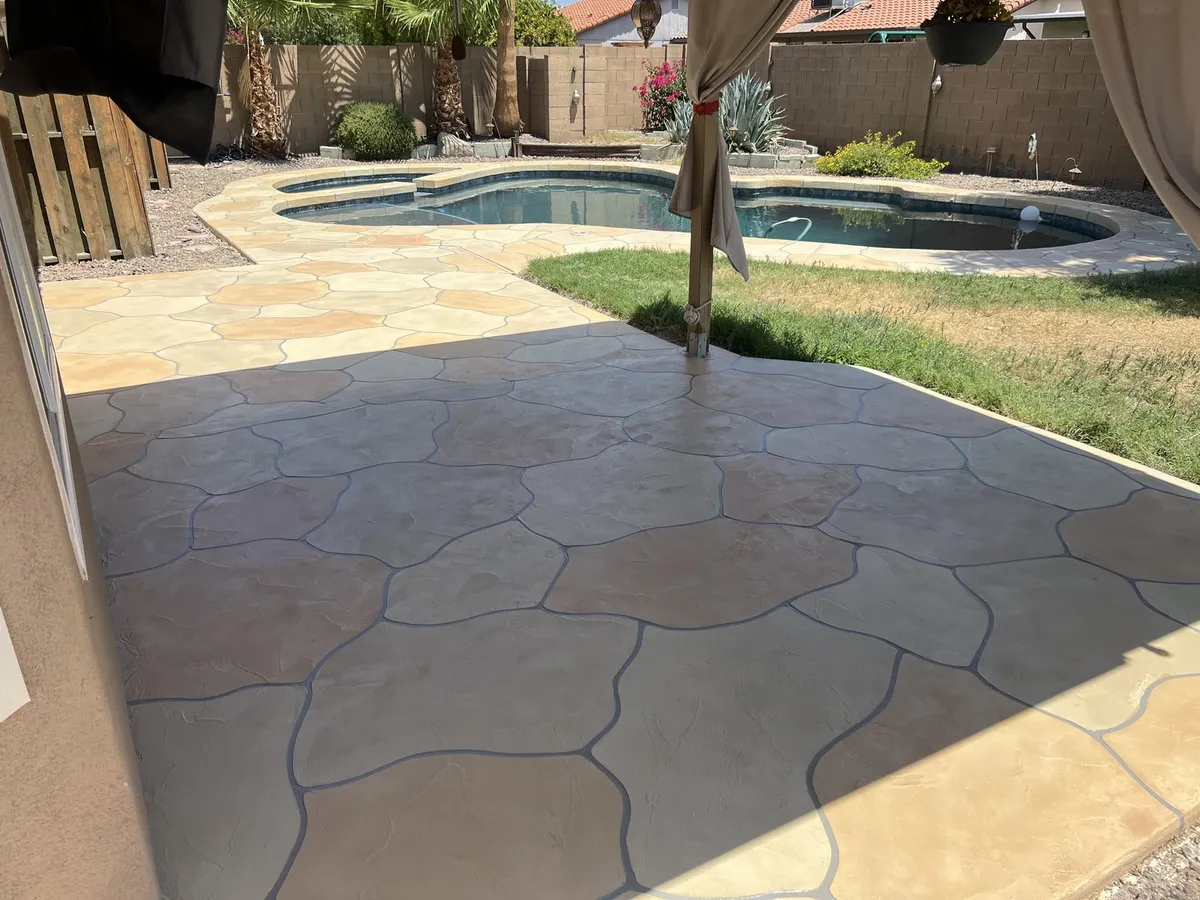 Patio Resurfacing in Glendale AZ — completed project 3