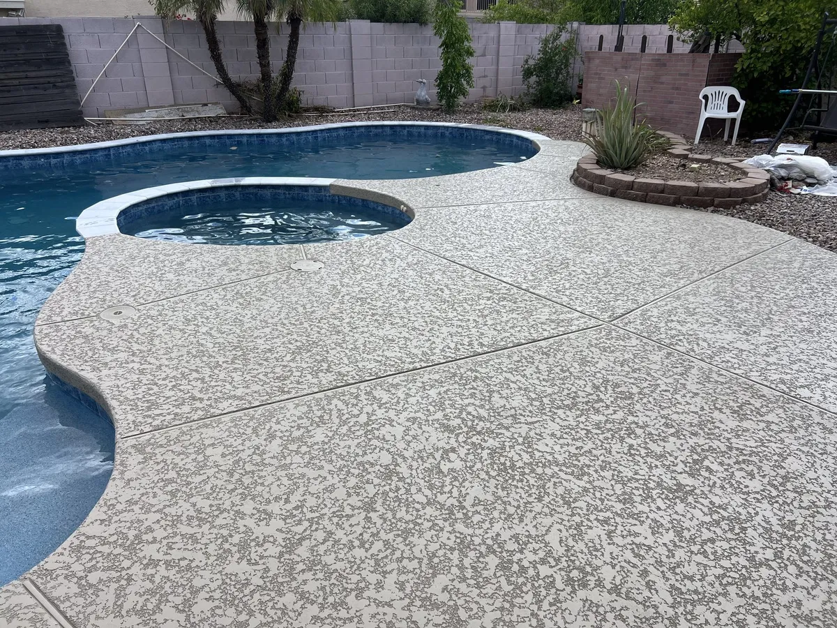 Pool Deck Resurfacing in Goodyear AZ — completed project 2