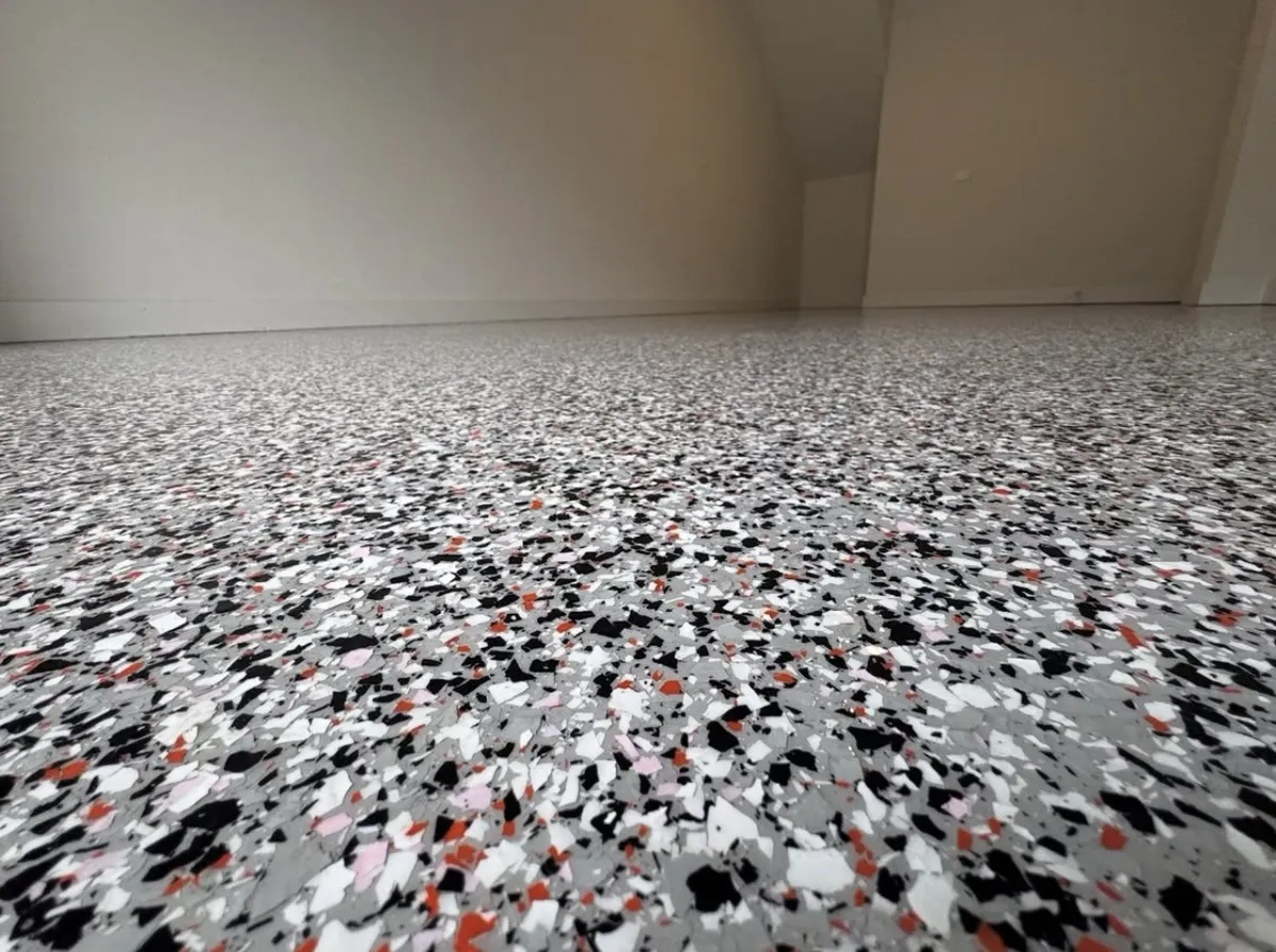 Professional Flake Epoxy Garage Floor