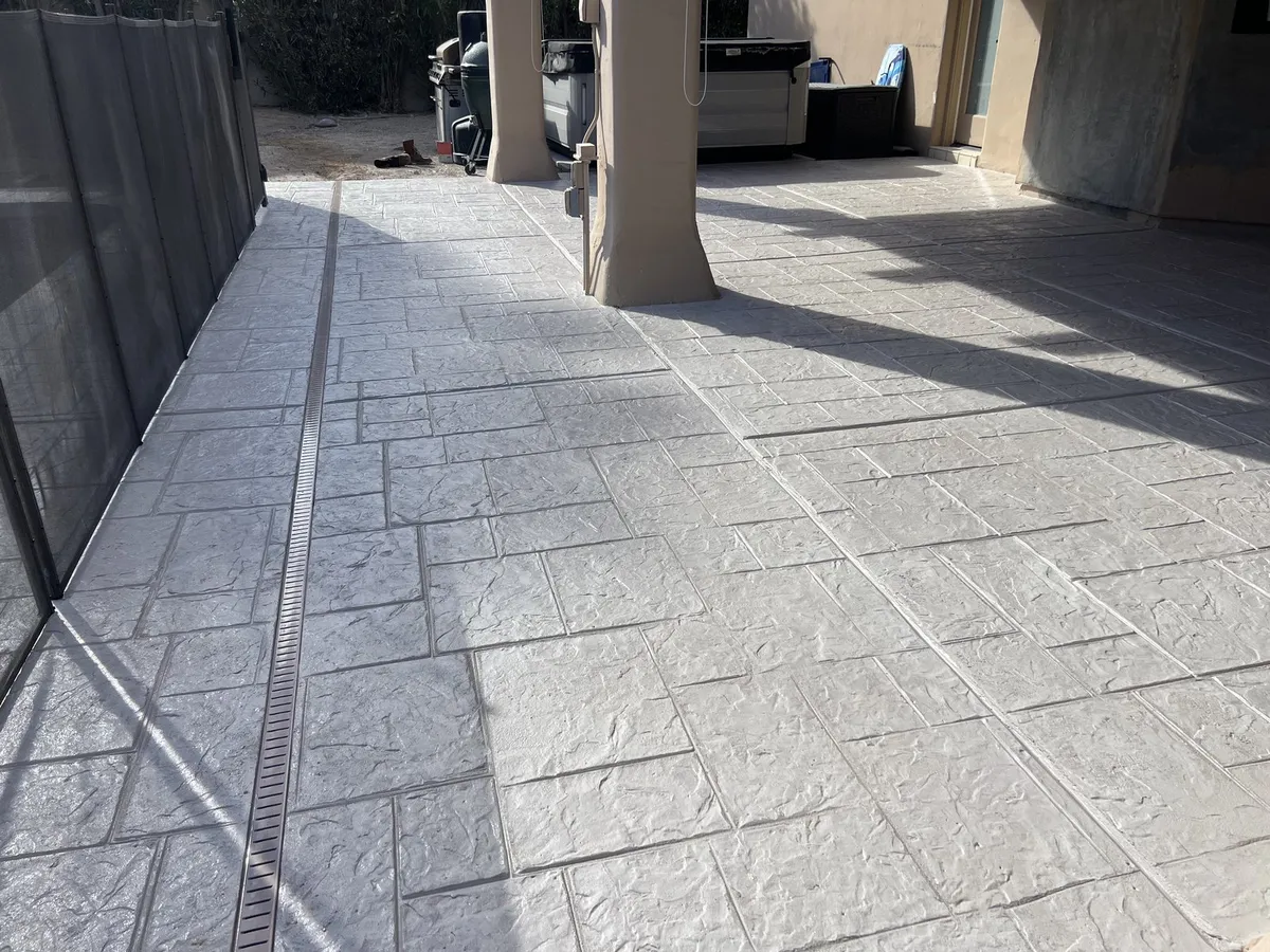 Stamped Concrete Court Surface Phoenix