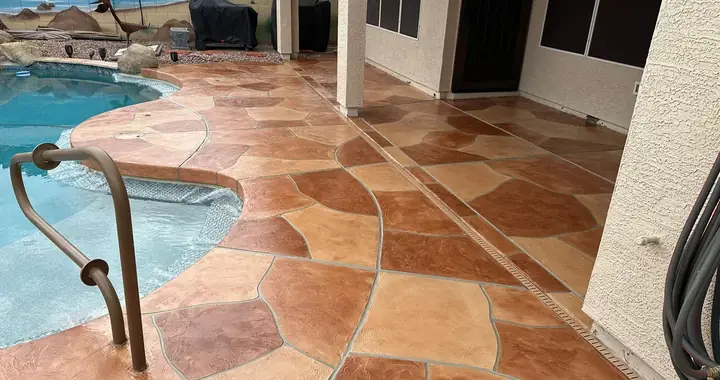 Patio Resurfacing finish by Master Pool Decks
