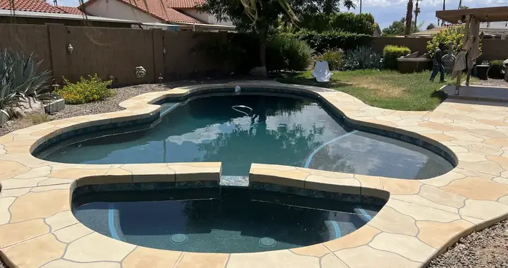 Patio Resurfacing finish by Master Pool Decks