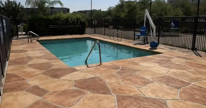 Patio Resurfacing finish by Master Pool Decks