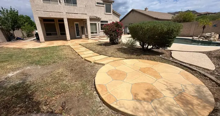 Patio Resurfacing finish by Master Pool Decks
