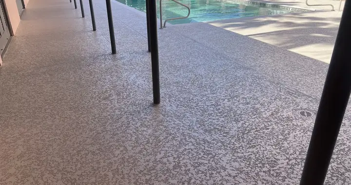 Commercial Pool Deck Resurfacing finish by Master Pool Decks