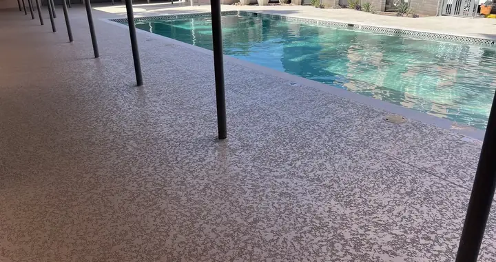 Commercial Pool Deck Resurfacing finish by Master Pool Decks