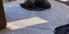 Pool deck resurfacing Phoenix with cool deck coating, up to 30 degrees cooler than bare concrete