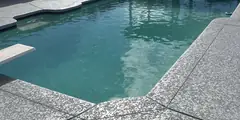 Pool deck repair and resurfacing showing textured cool deck finish Phoenix