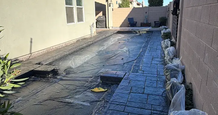 Driveway Resurfacing finish by Master Pool Decks